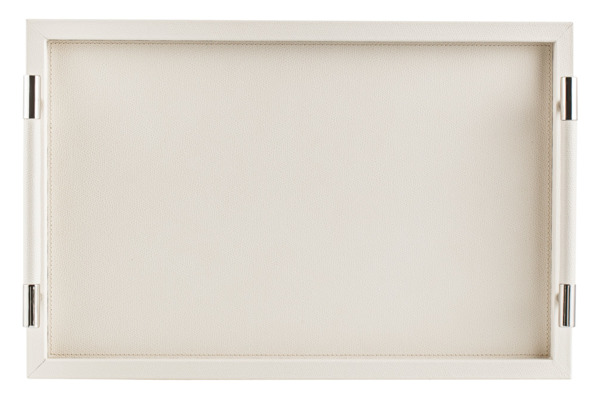 Поднос прямоугольный Pinetti Ливерпуль 29,5х45 см, кремовый
