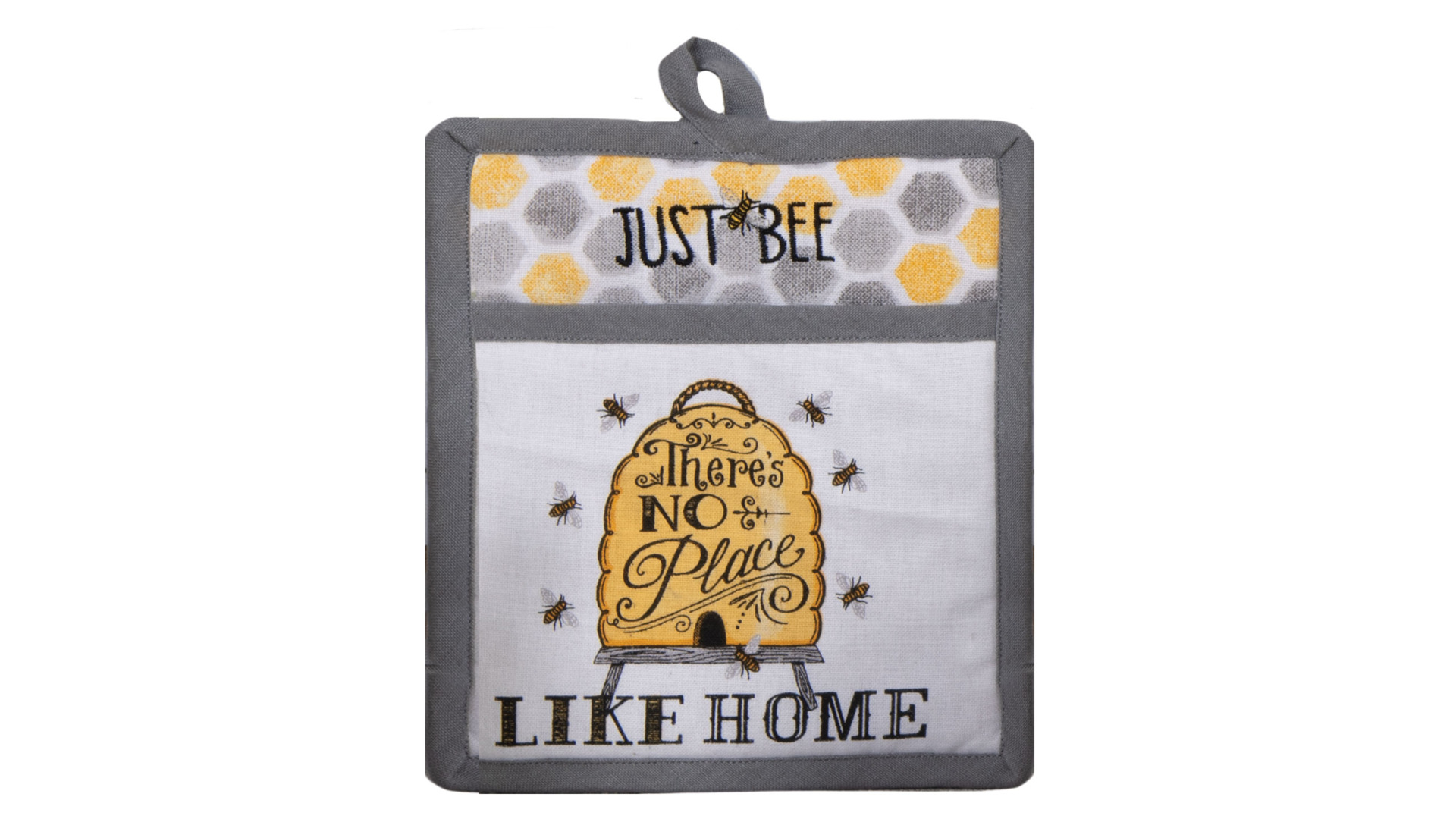Прихватка Kay Dee Designs Пчелы 20х23 см, с вышивкой, хлопок