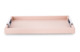 Поднос прямоугольный с ручками Giobagnara Виктор 34,5х44,5 см, светло-розовый