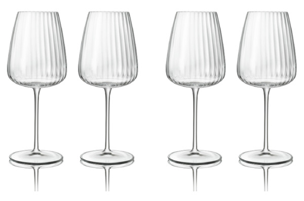 Набор бокалов для белого вина Luigi Bormioli Оптика 550 мл, 4 шт