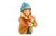 Кукла на подставке Мальчик с цветами 12 см, вата