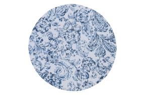 Салфетка подстановочная круглая Kay Dee Designs Богемный синий 37 см, плетеная, хлопок