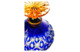 Ваза для конфет ГХЗ Любава с крышкой Модерн 29,1 см, хрусталь, янтарно-синяя