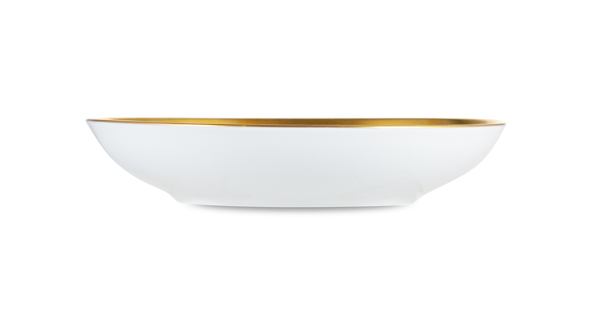 Тарелка суповая Haviland Китайский лак, золотой кант 19 см