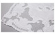 Дорожка для стола Венизное кружево Ангел 45x135 см, лен, белый
