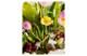 Композиция из холодного фарфора Мелодия весны (ландыши, первоцветы - лютики)