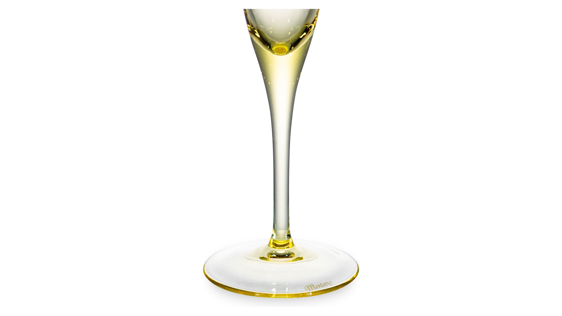 Набор фужеров для шампанского Moser Оптик 200 мл, 2 шт, желтый, п/к