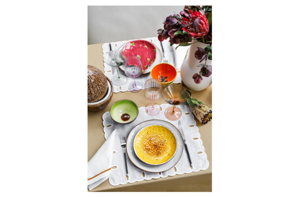 Тарелка закусочная Bordallo Pinheiro Тропические фрукты Папайя 21 см, керамика