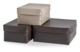 Коробка ADJ Snob 32x20х13,5 см, кожа натуральная, шоколад, п/к