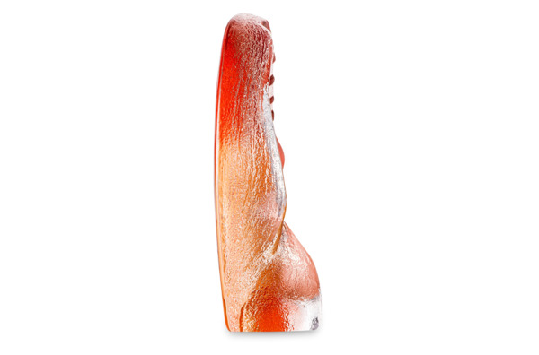 Скульптура MALERAS Маска Enora 14х25,5 см, красно-оранжевая