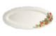 Блюдо овальное Bordallo Pinheiro Рождественская гирлянда 40х19 см, керамика, белое