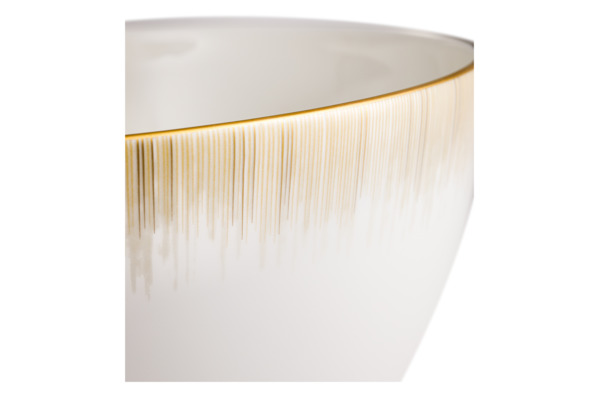 Салатник Narumi Сверкающее Золото 25 см, фарфор костяной