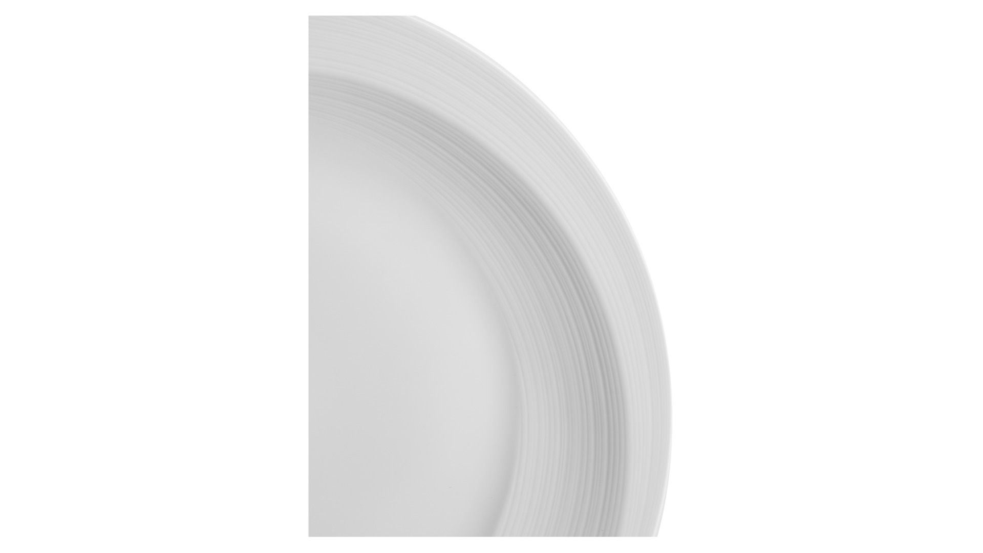 Тарелка обеденная Narumi Воздушный белый 27 см, фарфор костяной