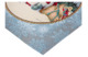 Дорожка для стола Mix&Match Home Дед мороз и лесные друзья 40х100 см, гобелен, голубой