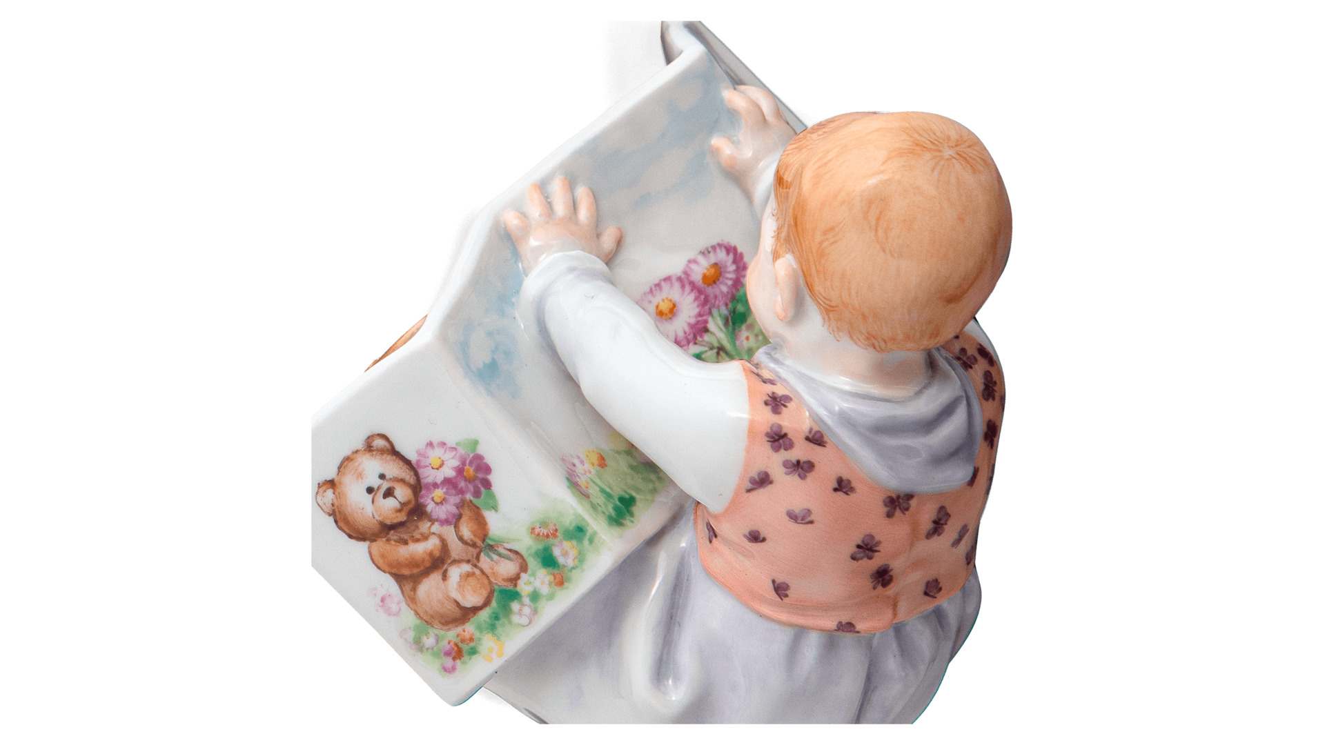 Фигурка Meissen Ребенок с книжкой 7 см, фарфор