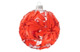 Игрушка елочная шар Bartosh Рождественник 10 см, стекло, п/к, красный