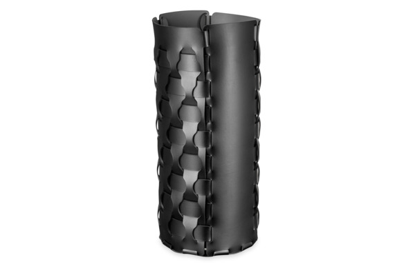 Зонтница ADJ Dubai 22x51 см, кожа натуральная, черный