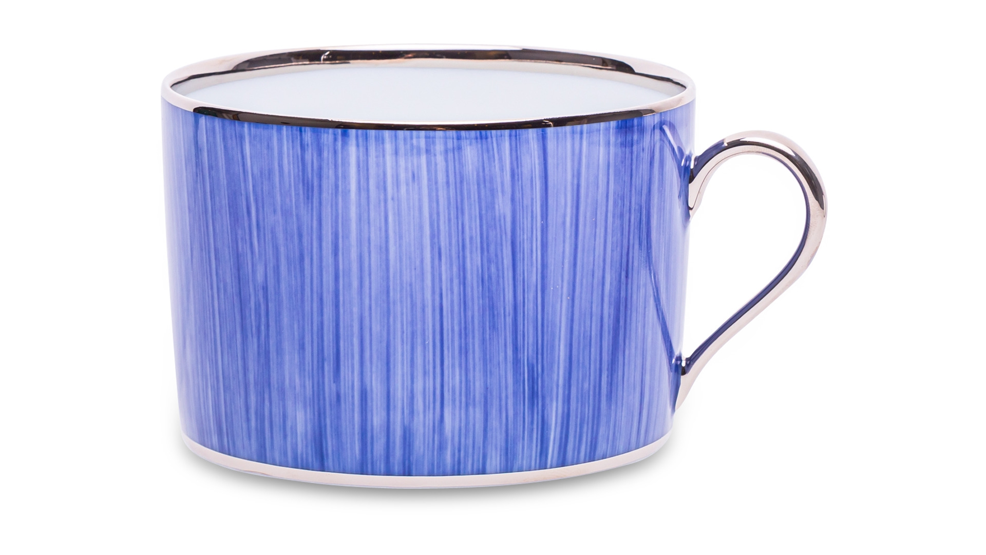Чашка чайная с блюдцем Legle Карбон 250 мл, фарфор, темно-синяя
