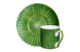 Чашка кофейная с блюдцем Taitu Кактусы 100 мл, фарфор костяной