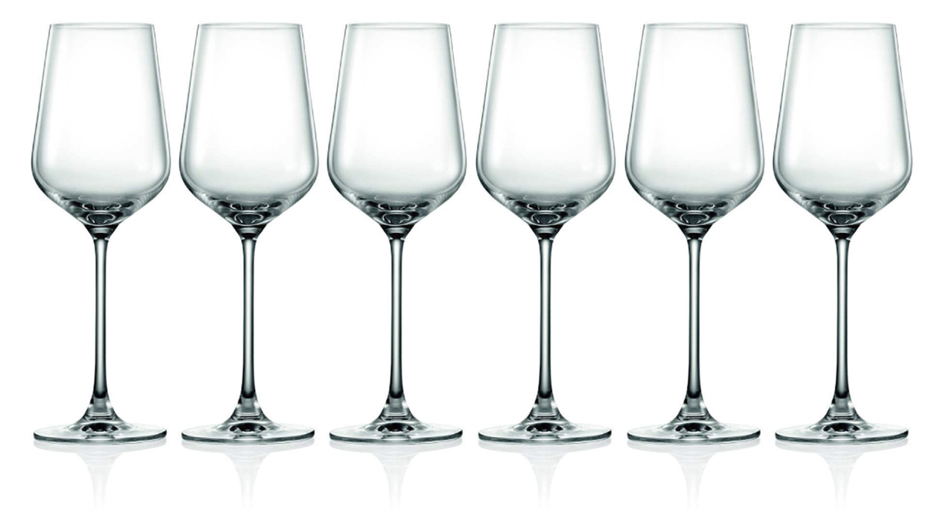 Набор бокалов для белого вина Lucaris Hong Kong 425 мл, 6 шт, стекло хрустальное