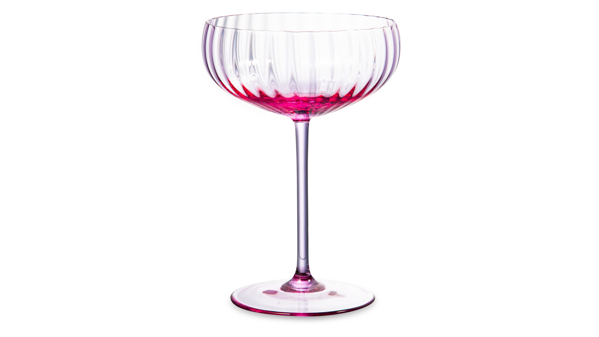 Набор креманок для шампанского Anna Von Lipa Лион 280 мл, 2 шт, стекло хрустальное, лиловый