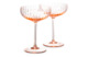 Набор креманок для шампанского Anna Von Lipa Лион 280 мл, 2 шт, стекло хрустальное, розовый