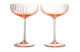 Набор креманок для шампанского Anna Von Lipa Лион 280 мл, 2 шт, стекло хрустальное, розовый