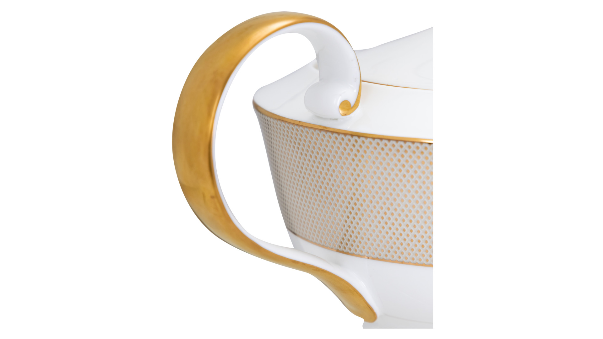 Сервиз чайный Narumi Золотой алмаз на 6 персон 21 предмет, фарфор костяной