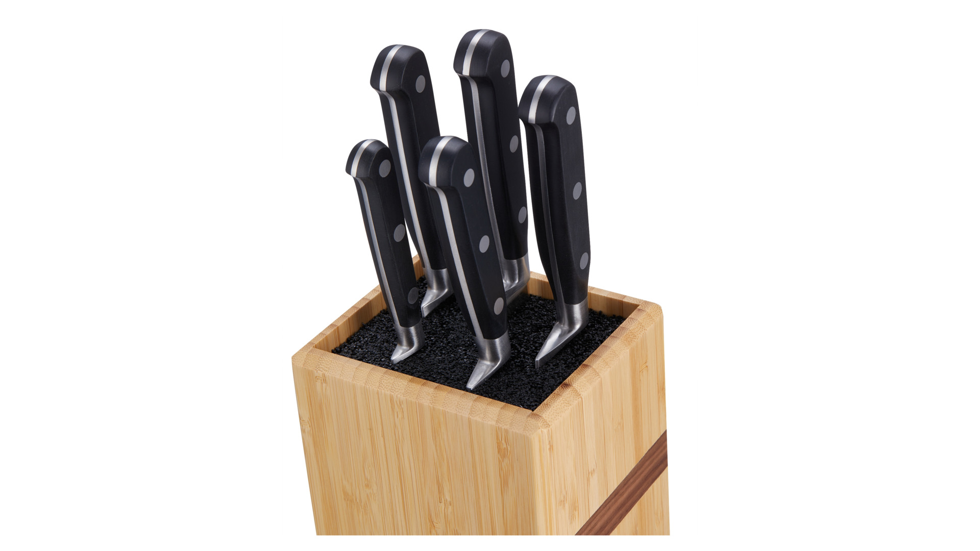 Набор ножей Deglon Идеальная кухня 5 предметов в подставке из бамбука, п/к