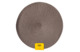 Салфетка подстановочная круглая WO HOME JARDIN 38 см, темно-серая, полипропилен, полиэтилен