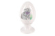 Яйцо пасхальное на подставке ИФЗ Нева Лапушка 4,2х8,2 см, фарфор твердый