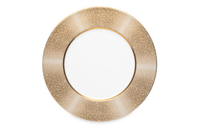 Тарелка обеденная Narumi Золотая пыль 27 см, фарфор костяной
