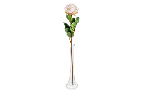 Роза чайная из холодного фарфора 55 см