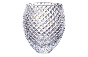 Ваза Cristal de Paris Диамант 17,5х13 см, хрусталь