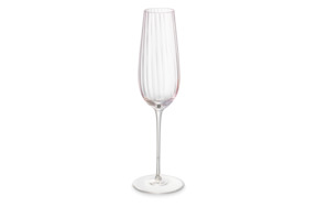 Бокал для шампанского Nude Glass Round UP Dusty Rose 200 мл, стекло хрустальное, розовый