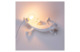 Настольная лампа Seletti Хамелеон спускается вниз USB 21,5x11 h10 см, смола, белая