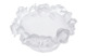 Конфетница с крышкой Decor de table Роза 17 см, хрусталь, белая