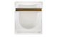Шкатулка для ювелирных украшений Alessandro Mandruzzato 10х11х10 см, стекло муранское, прозрачная
