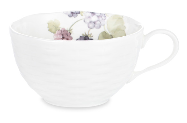 Чашка чайная с блюдцем и ложкой Narumi Сад Люси 3 предмета, фарфор костяной