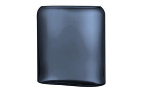 Ваза прямоугольная Nude Glass Слои 27,6 см, стекло хрустальное, синяя