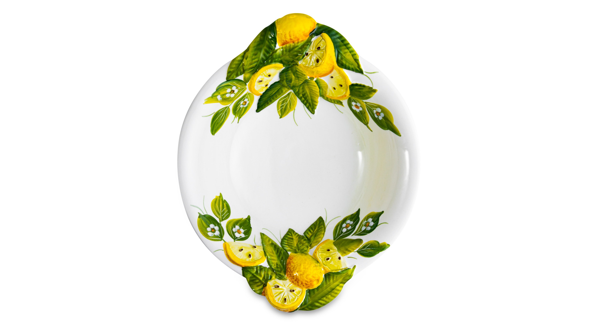 Салатник Edelweiss Лимоны и цветы 25 см, керамика