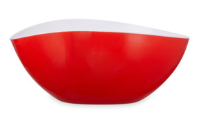 Салатник круглый WO HOME VALENCIA 25х23х11,5 см, пластик, красный