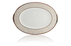 Блюдо овальное Noritake Серебряный дворец 37 см
