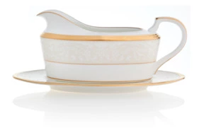 Соусник с подставкой Noritake Белый дворец 300 мл