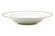 Тарелка суповая Noritake Рочель Золотой кант 21,5 см, фарфор костяной