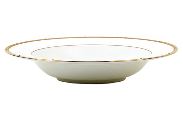 Тарелка суповая Noritake Рочель Золотой кант 21,5 см