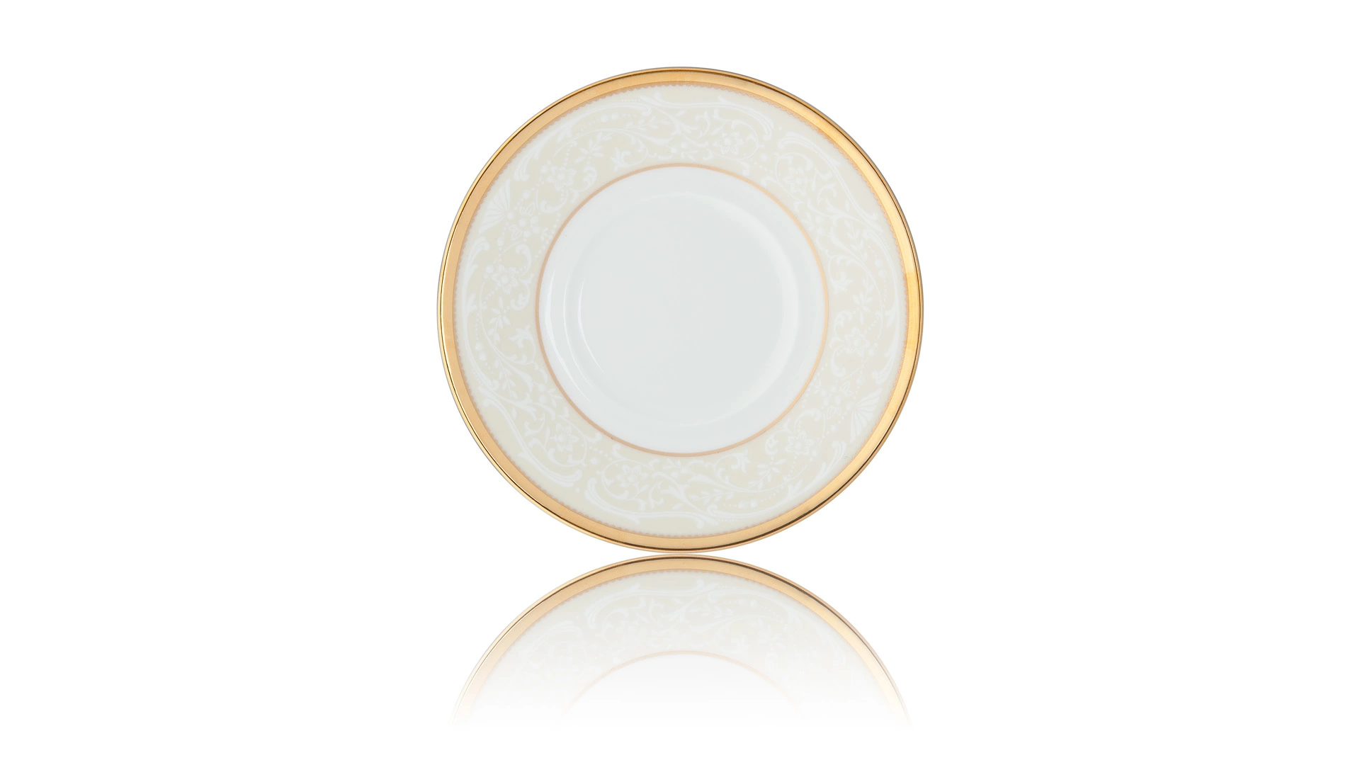 Тарелка десертная Noritake Белый дворец 17 см