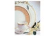 Тарелка акцентная Noritake Рочель Золотой кант 23 см, фарфор костяной