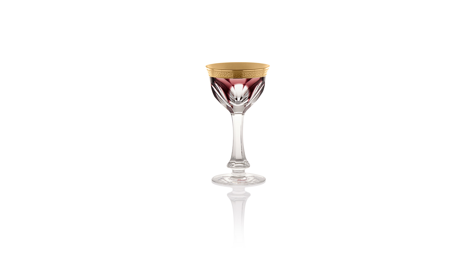 Набор из 6 бокалов для красного вина Moser Леди Гамильтон 210 мл, 6 цветов