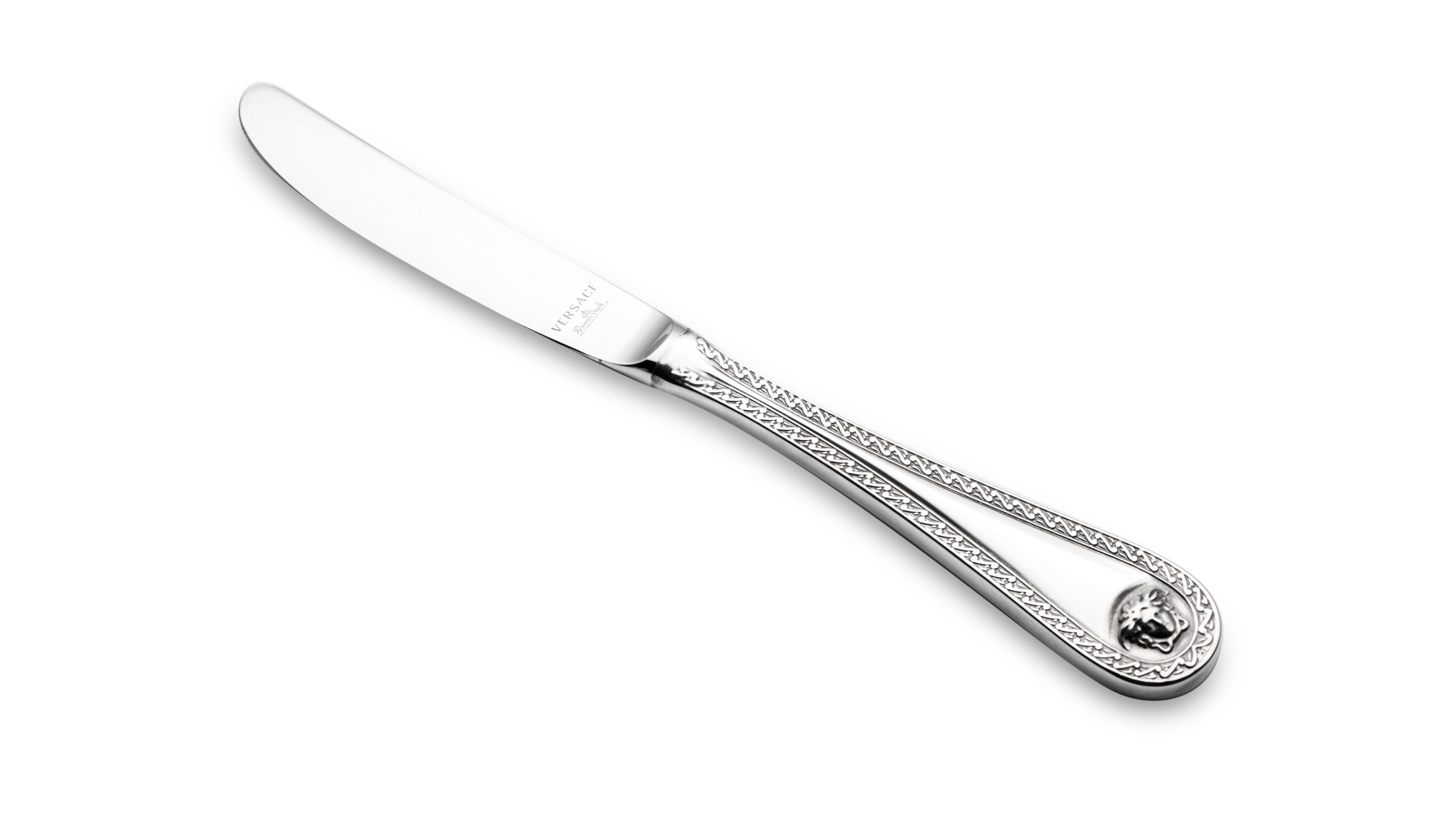 Нож столовый Rosenthal Versace Медуза, посеребрение